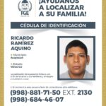 Buscan a familiares de Ricardo Ramirez Aquino