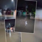 Fuertes lluvias provocan inundaciones y encharcamientos en Isla, Veracruz