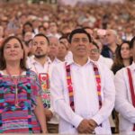 Rocío Nahle refrenda la hermandad entre Veracruz y Oaxaca en la Guelaguetza