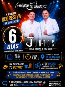 Jorge Medina y Josi Cuen, estarán en Minatitlán