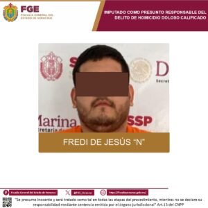 Prisión preventiva para presunto responsable de homicidio de tres personas en Acayucan