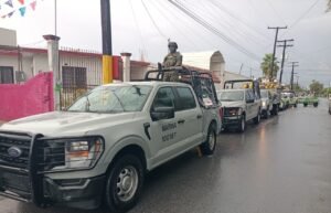 Se activa Plan Marina en su Fase de Prevención por fuertes lluvias e inundaciones en la Ciudad de Matamoros Tamps.”